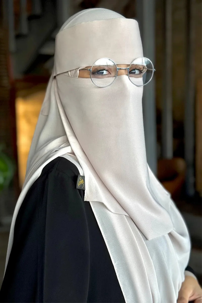 طقم نقاب الوان (نقاب + طرحة)