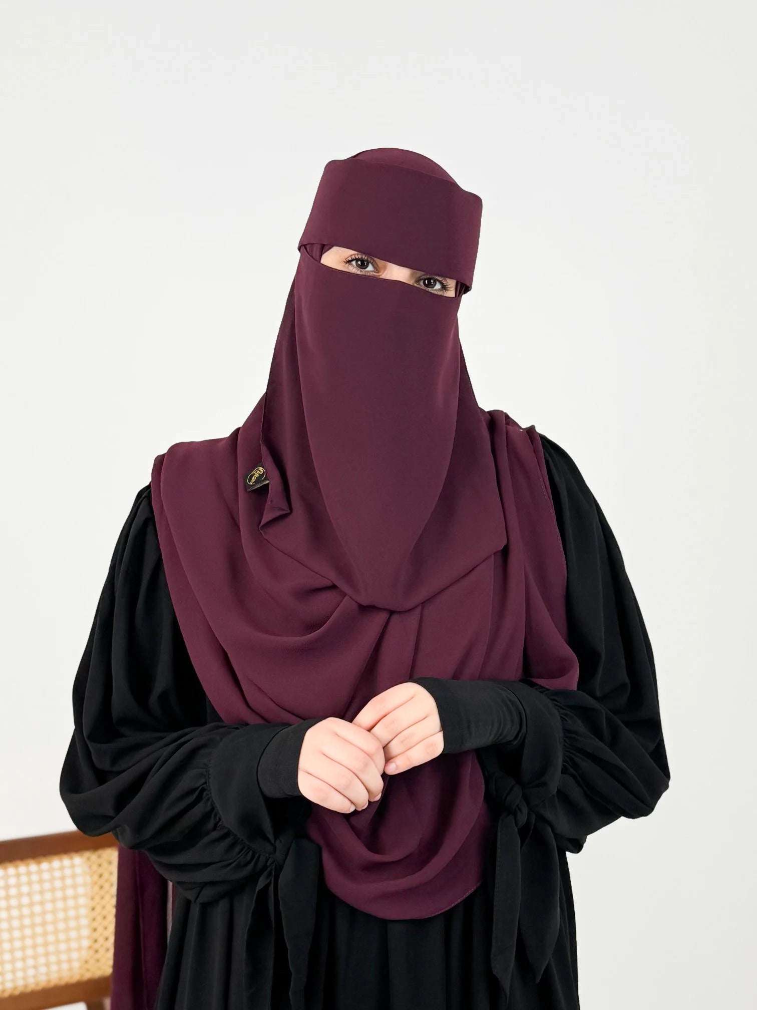 طقم نقاب الوان (نقاب + طرحة)