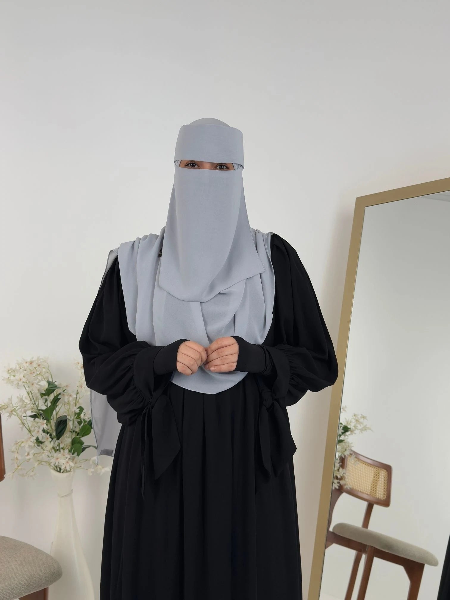 طقم نقاب الوان (نقاب + طرحة)