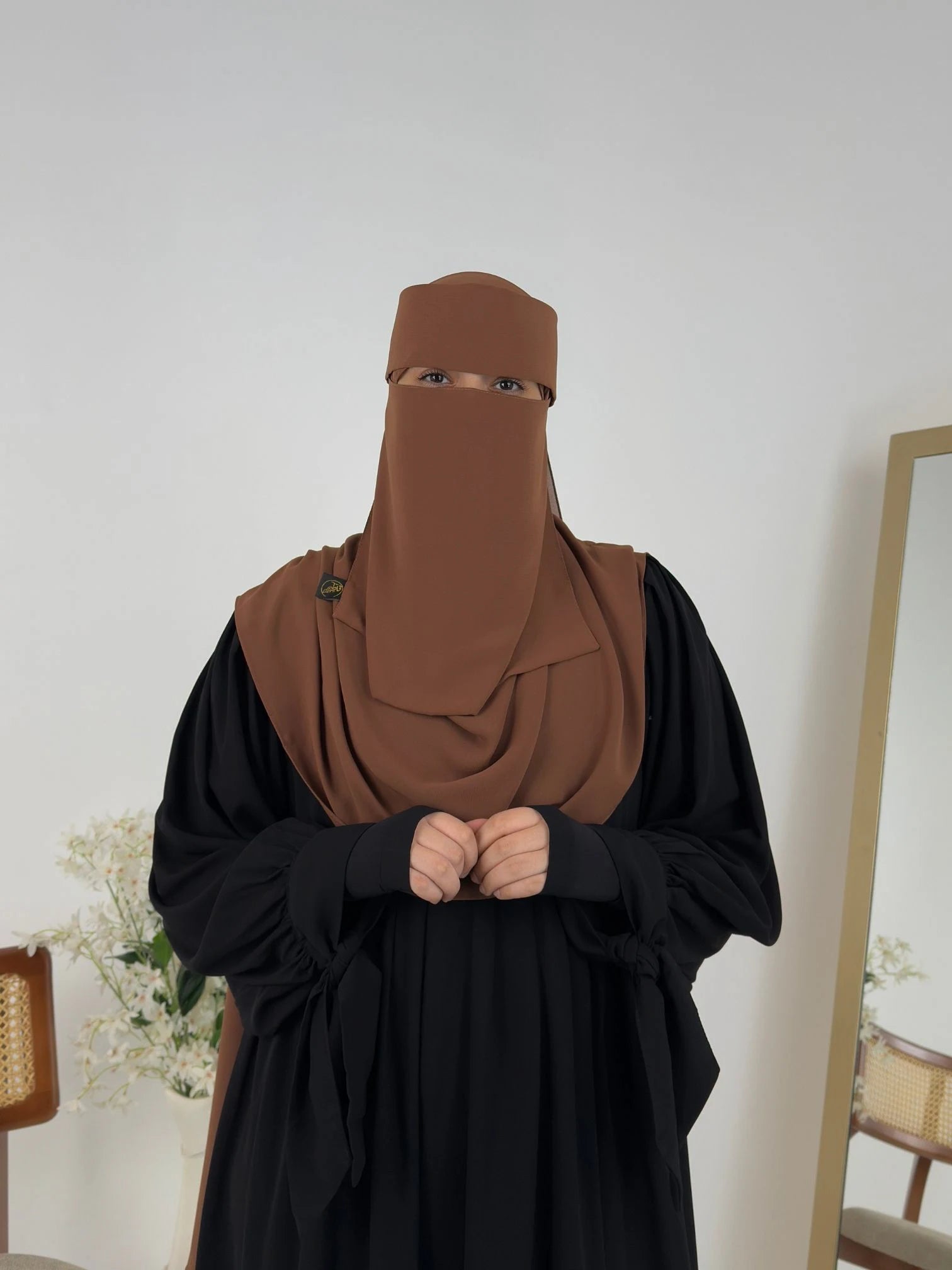 طقم نقاب الوان (نقاب + طرحة)