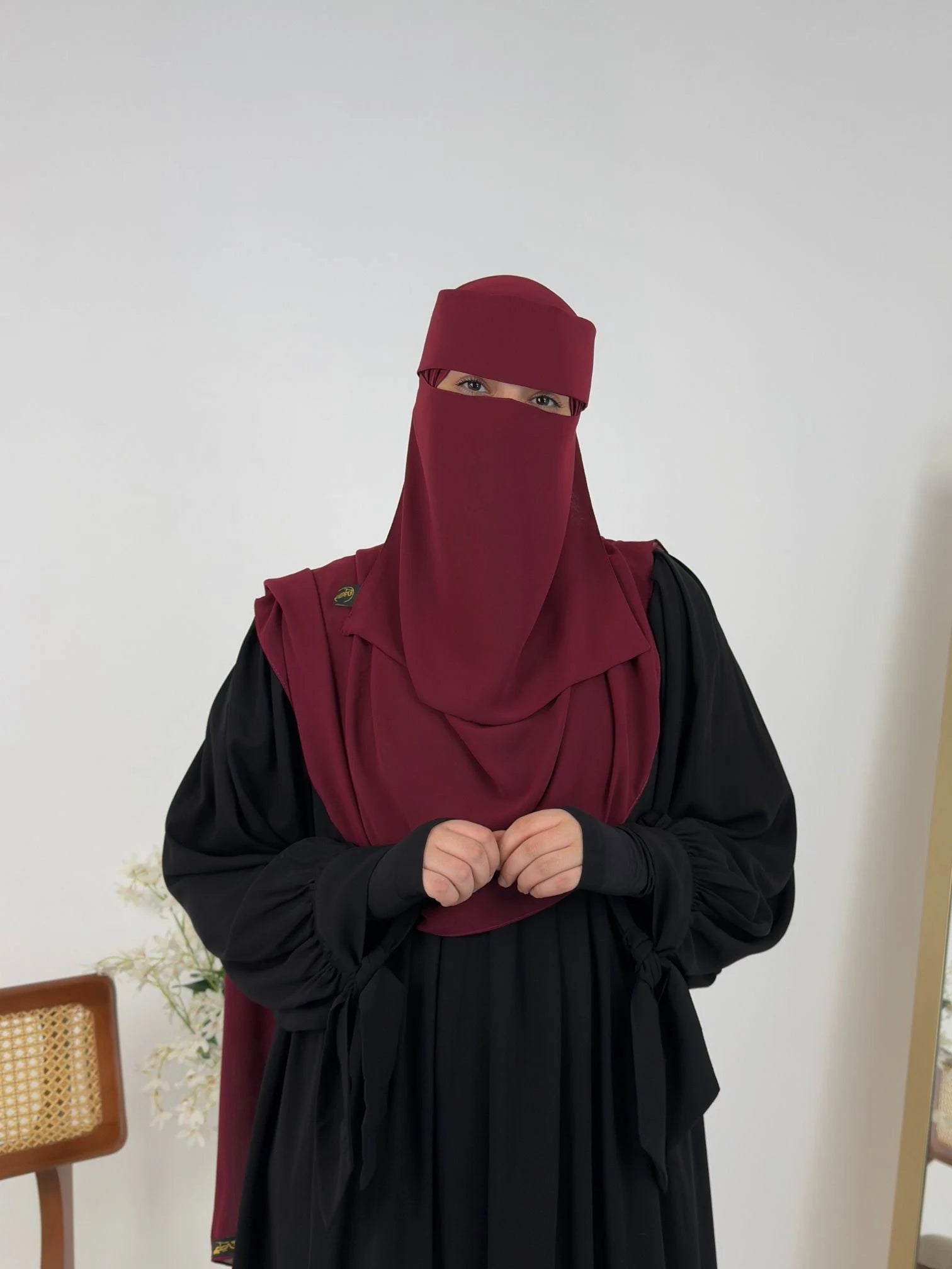 طقم نقاب الوان (نقاب + طرحة)