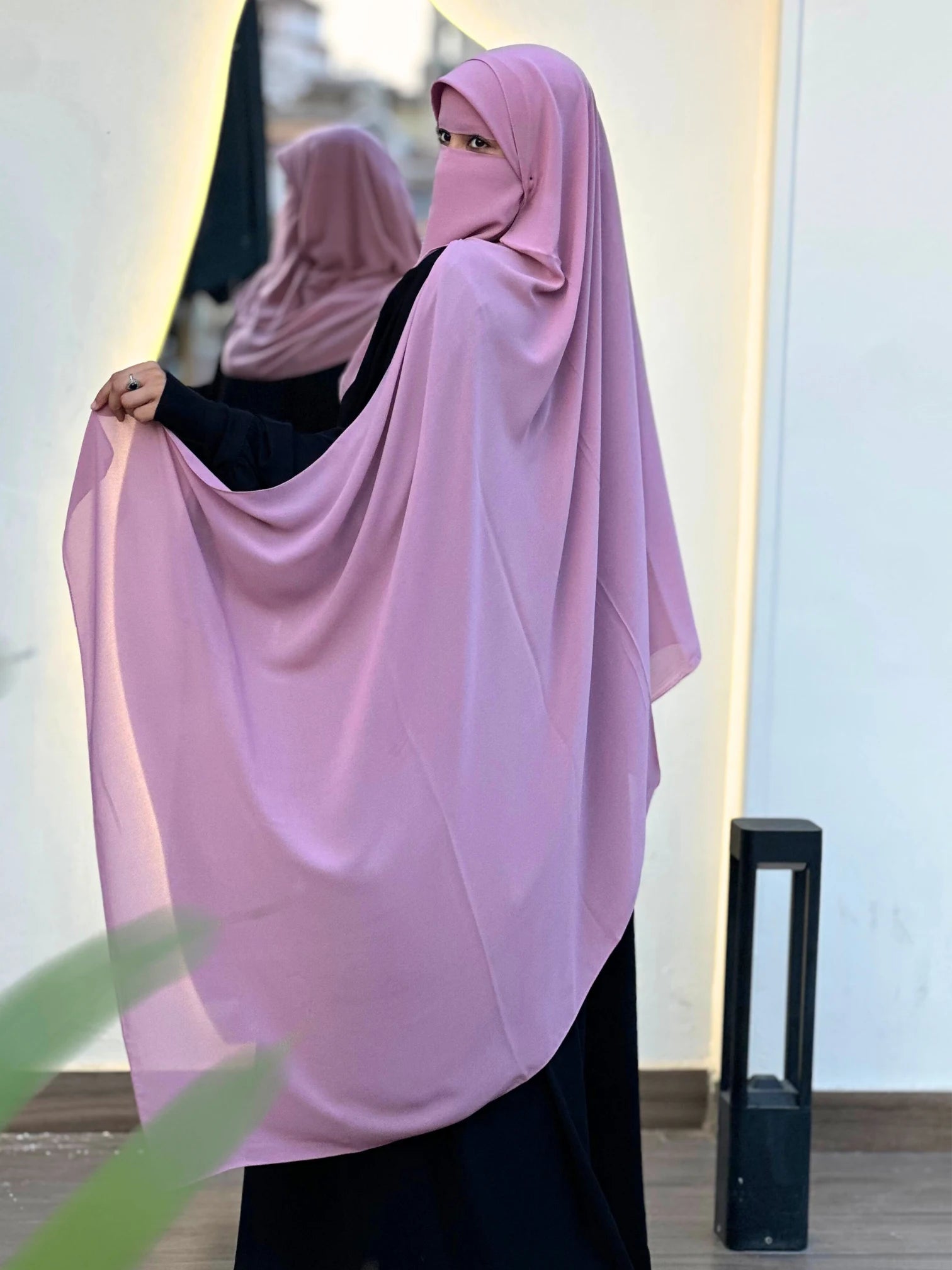 طقم نقاب ٤ قطع الوان