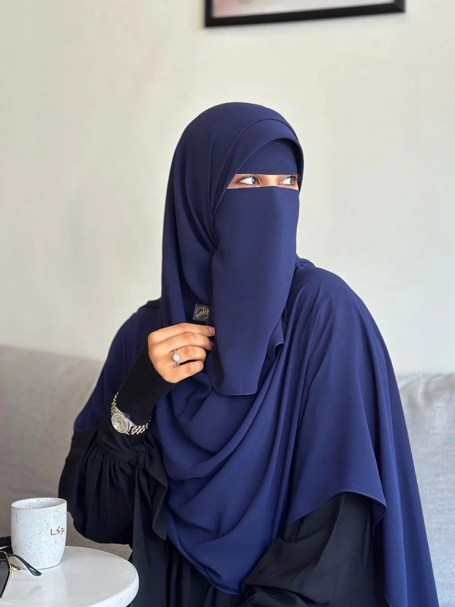 طقم نقاب ٤ قطع الوان