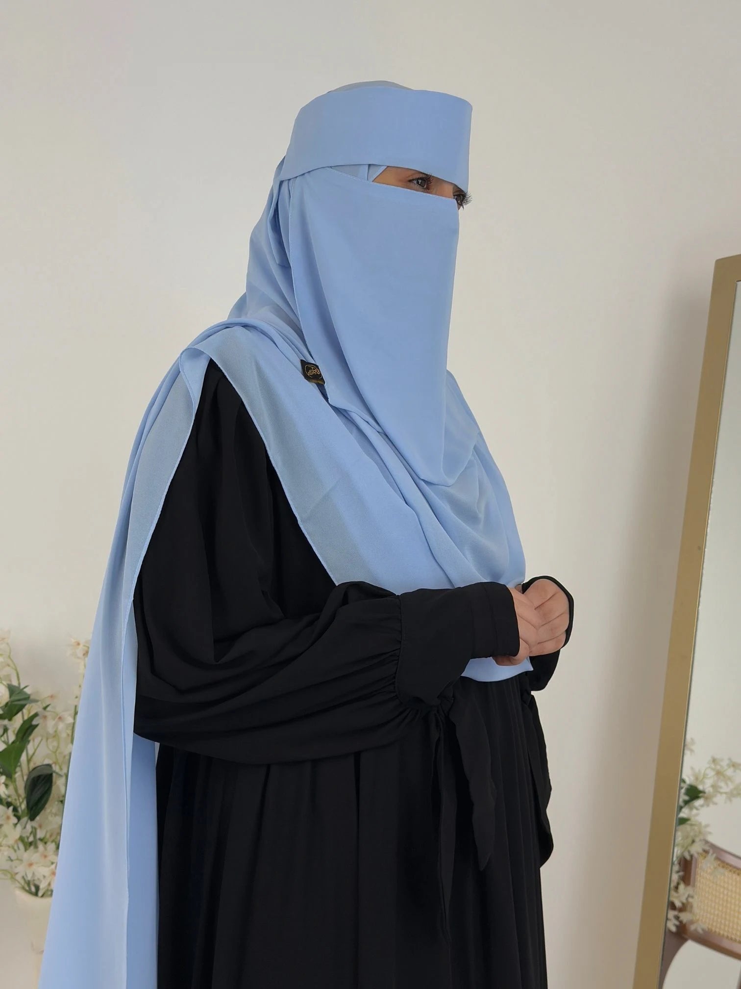 طقم نقاب الوان (نقاب + طرحة)