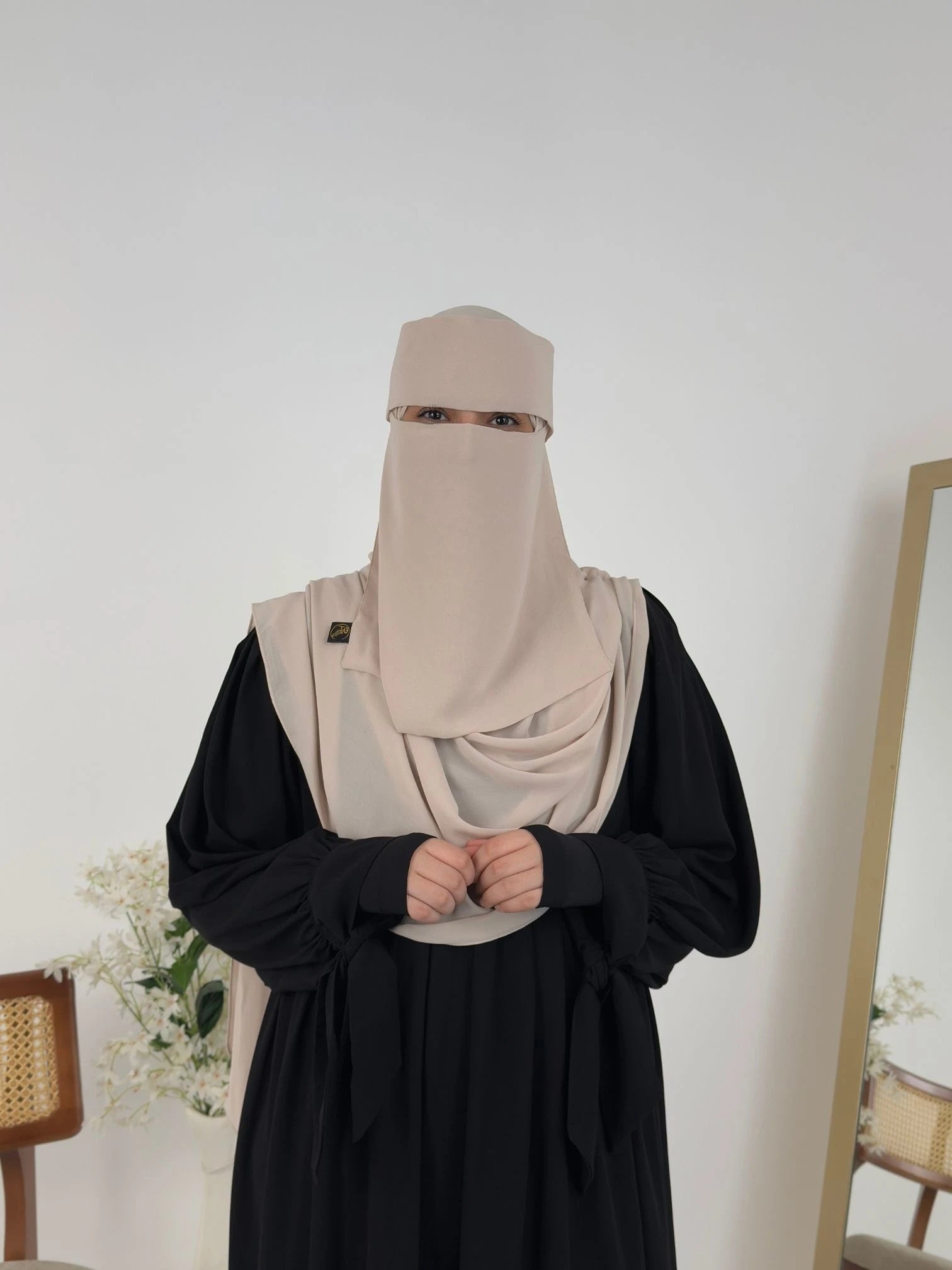 طقم نقاب الوان (نقاب + طرحة)