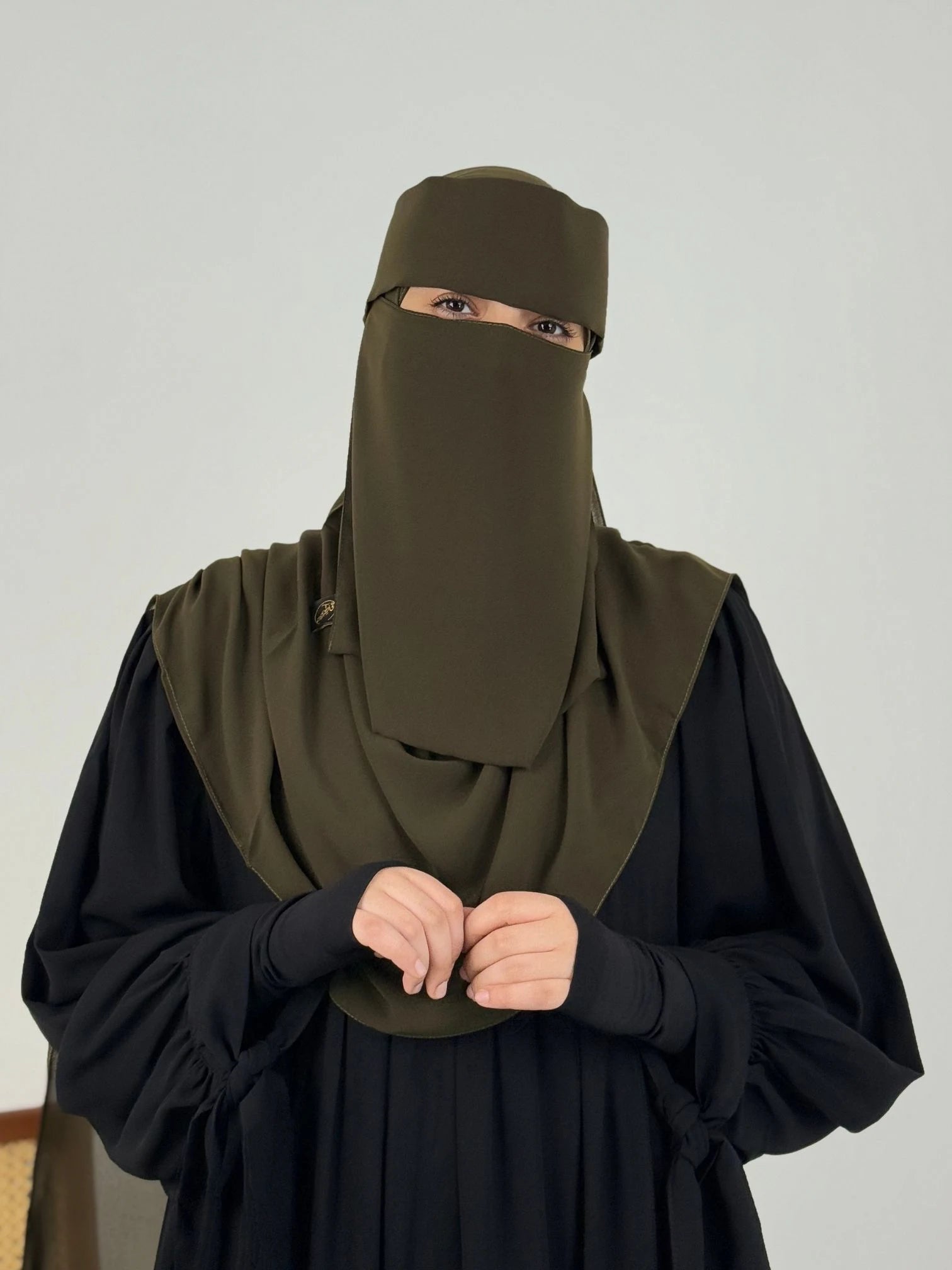 طقم نقاب الوان (نقاب + طرحة)