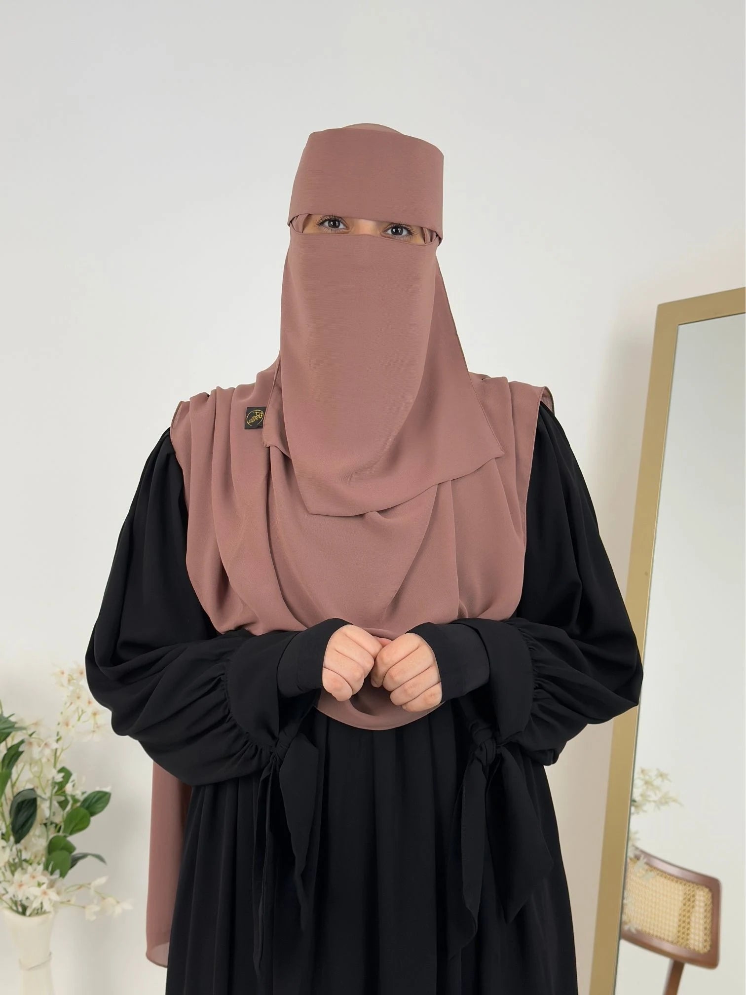 طقم نقاب الوان (نقاب + طرحة)