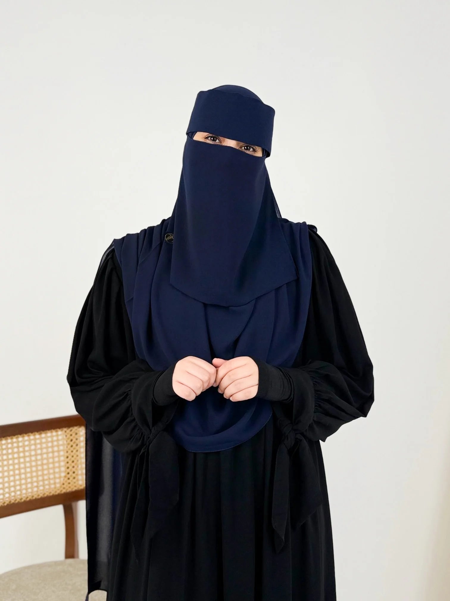 طقم نقاب الوان (نقاب + طرحة)