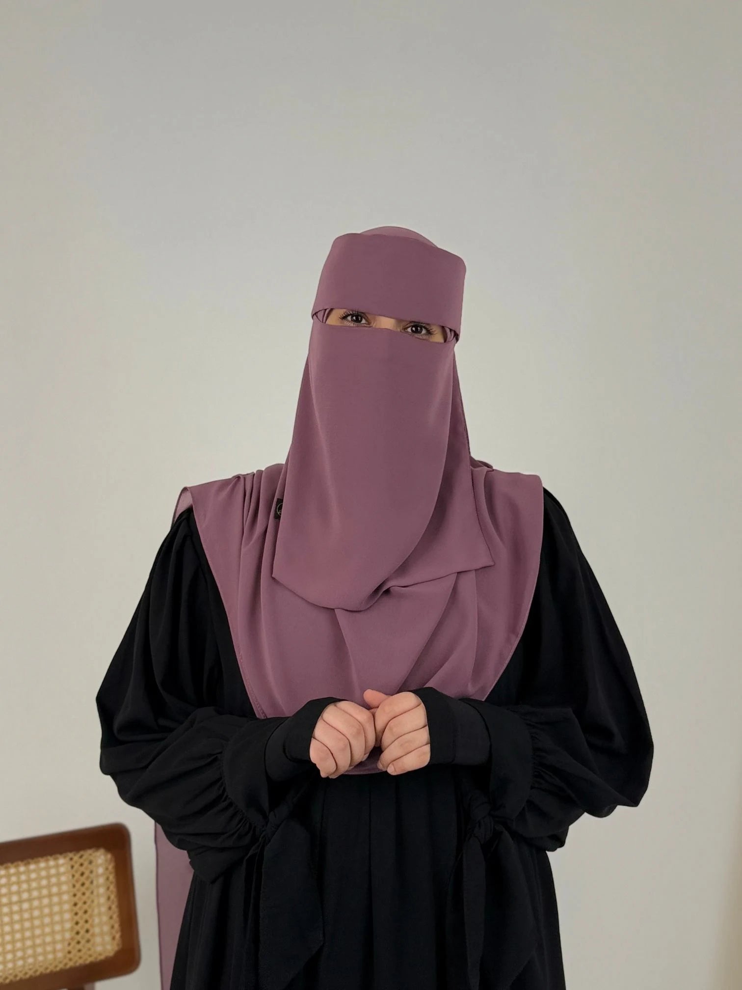 طقم نقاب الوان (نقاب + طرحة)